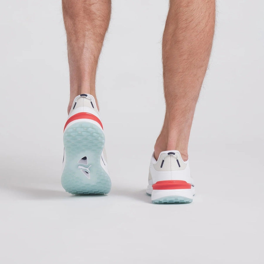 Puma Ignite Elevate 2 Disc Spikeless Golf Shoes - White/Mint