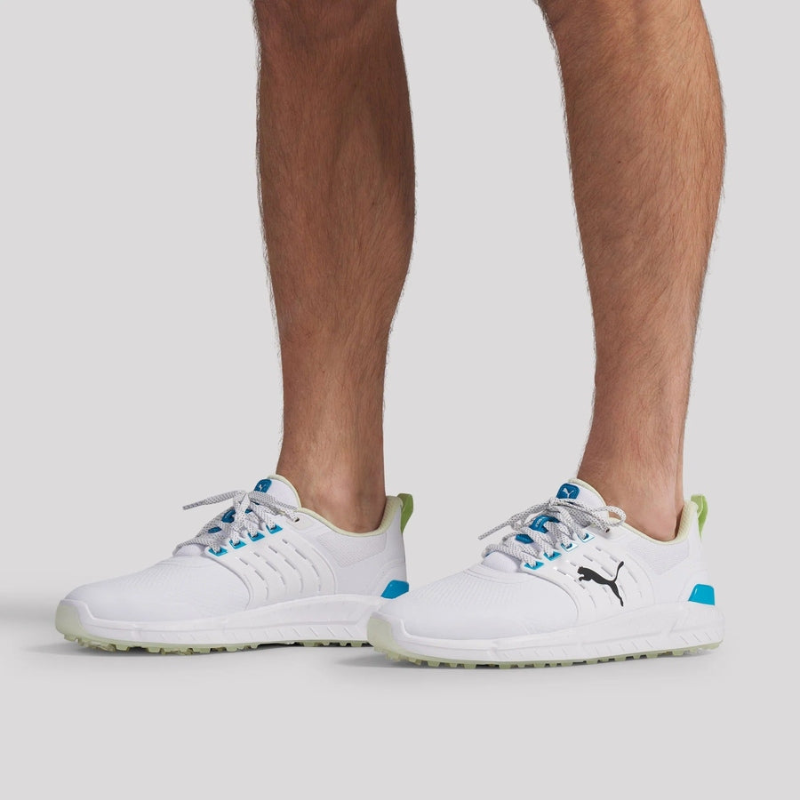 Chaussures de golf Puma Ignite Elevate 2 Tour - blanc/bleu
