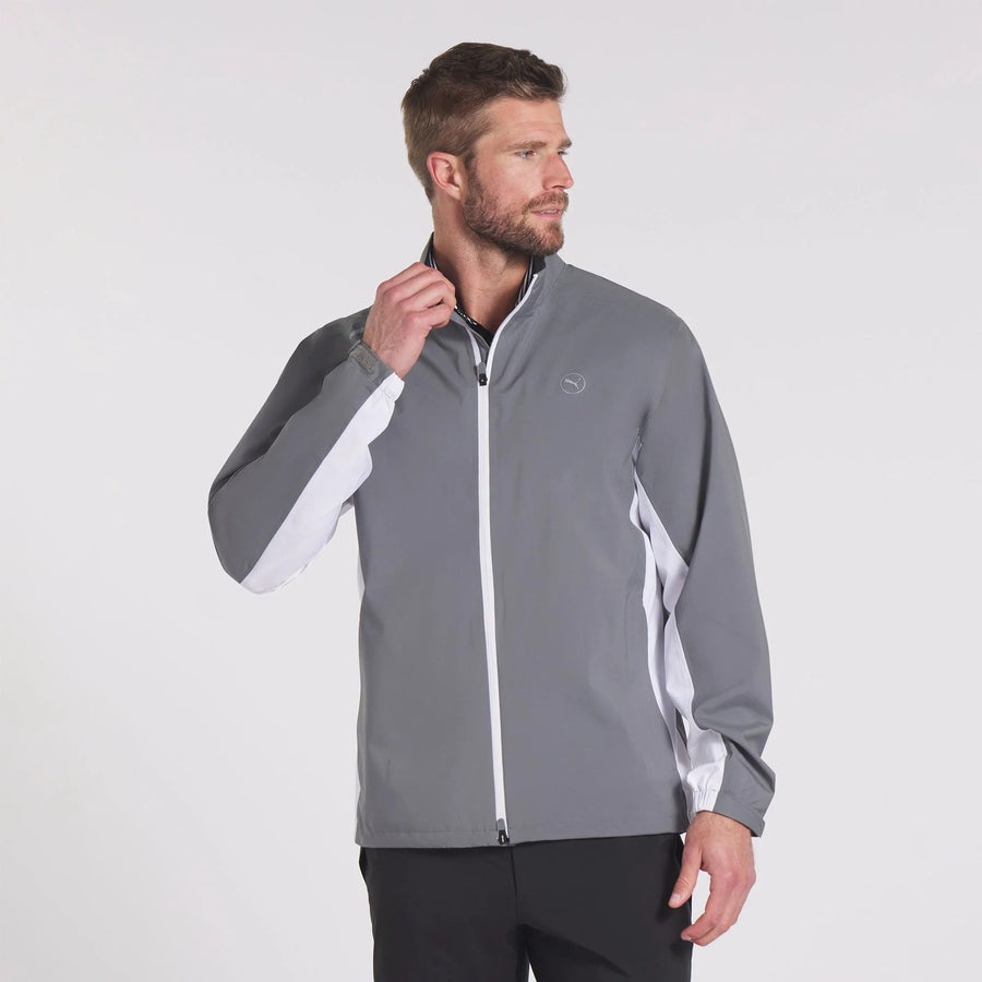 Veste de golf imperméable Puma DRYLBL - grise