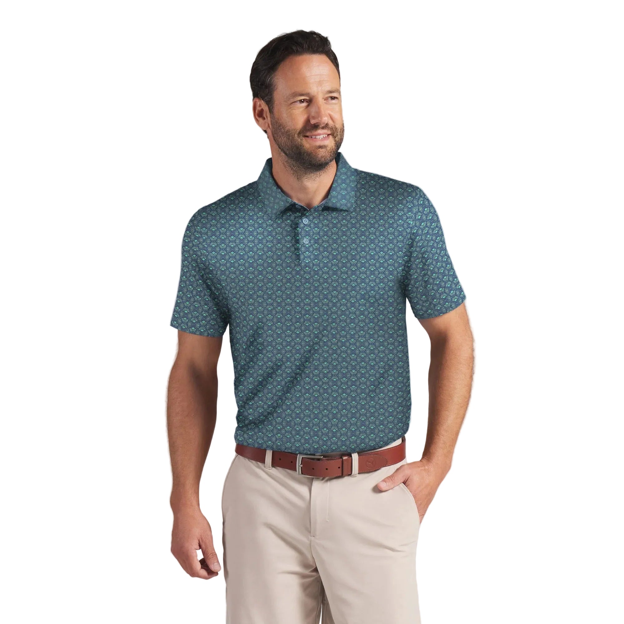Puma MATTR Scallop BN Golf Polo - Indigo