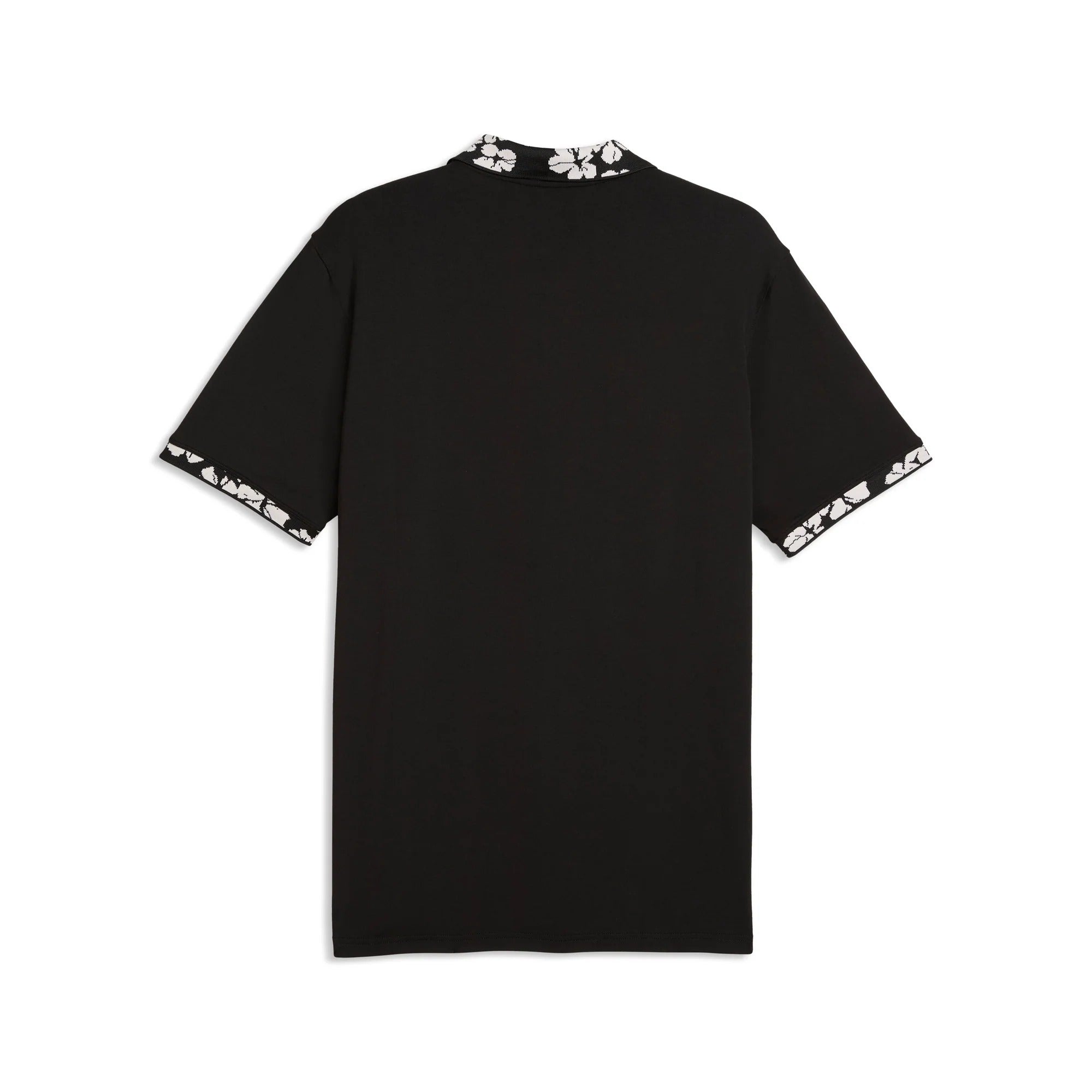 Puma Modalon Floral Rib LC Golf Polo - Black