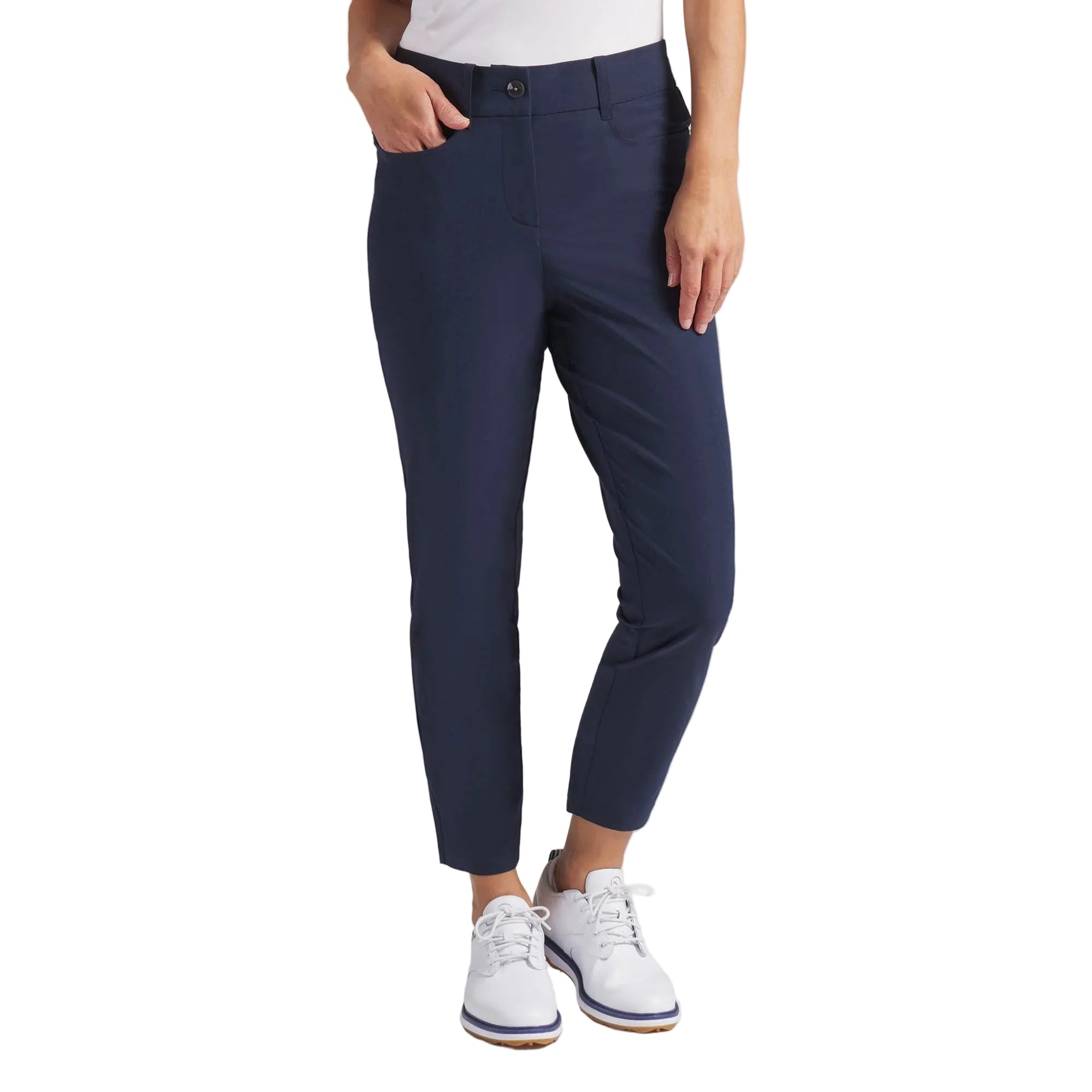 Puma Ladies Avant Slim Golf Pants - Navy