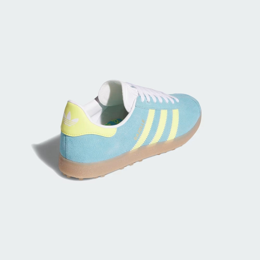 Adidas Ladies Gazelle Spikeless Golf Shoes - Blue/Yellow
