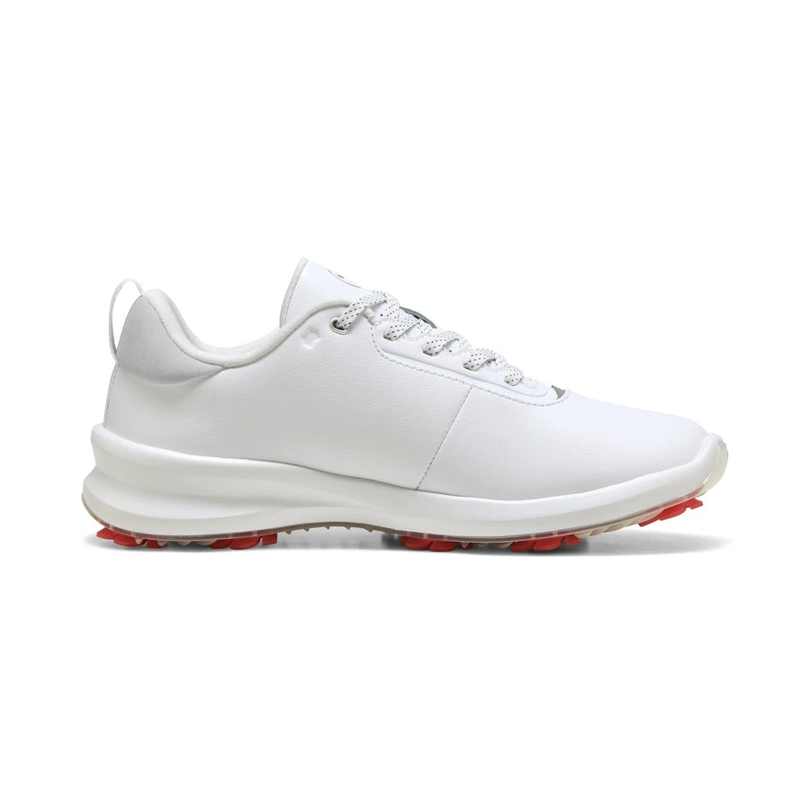 Puma Ladies Ignite Blaze 2 Spiked Golf Shoes - White/Peach