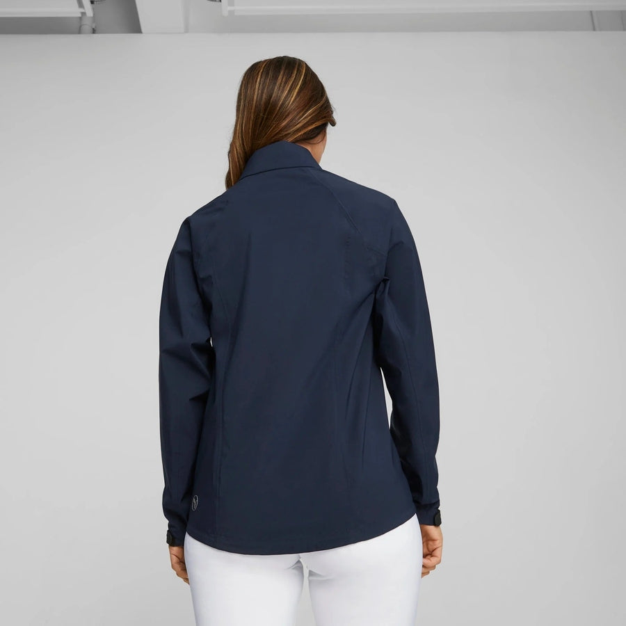 Puma Ladies DRYLBL Rain Golf Jacket - Navy