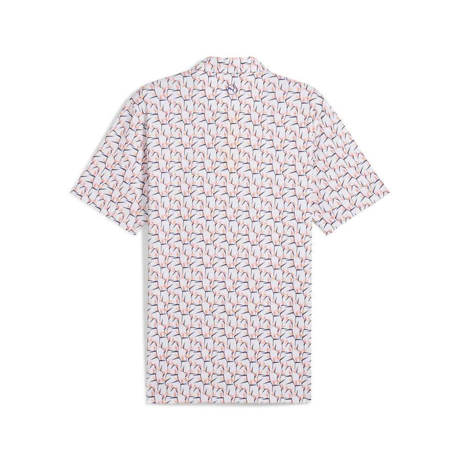 Puma MATTR Paradise Golf Polo - White