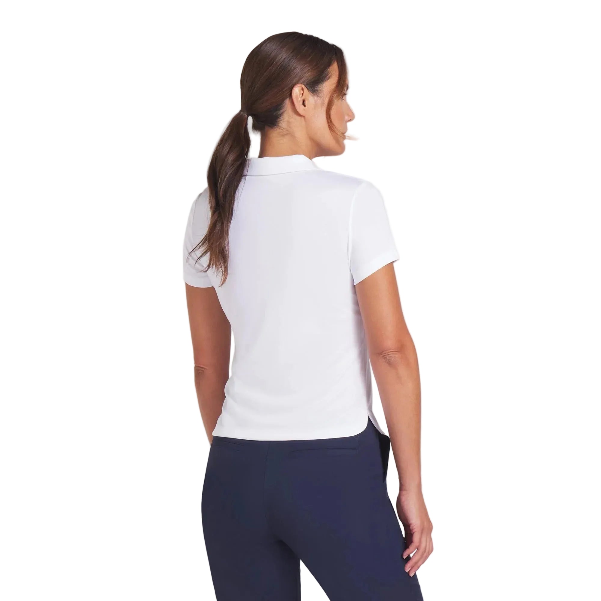 Puma Ladies Pure 2.0 Short Sleeve Polo - White