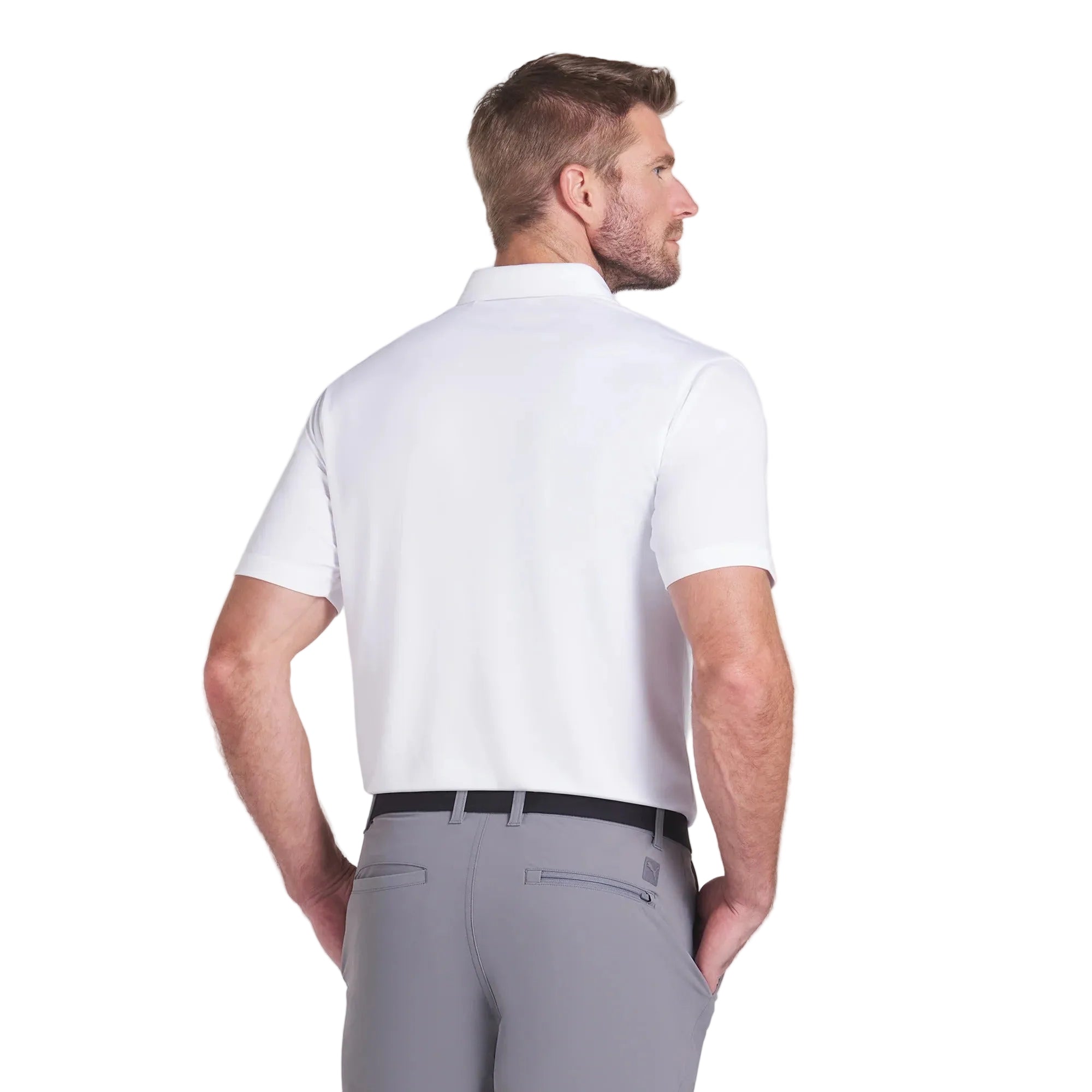Puma Pure 2.0 LC Golf Polo - White