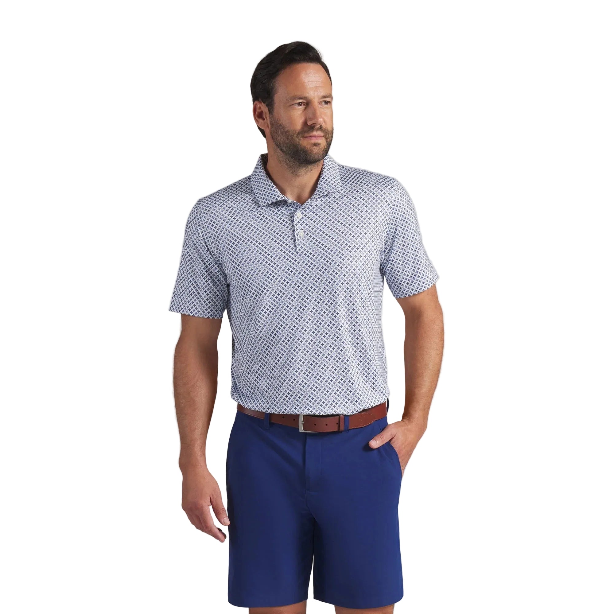 Puma MATTR Clover BN Golf Polo - White