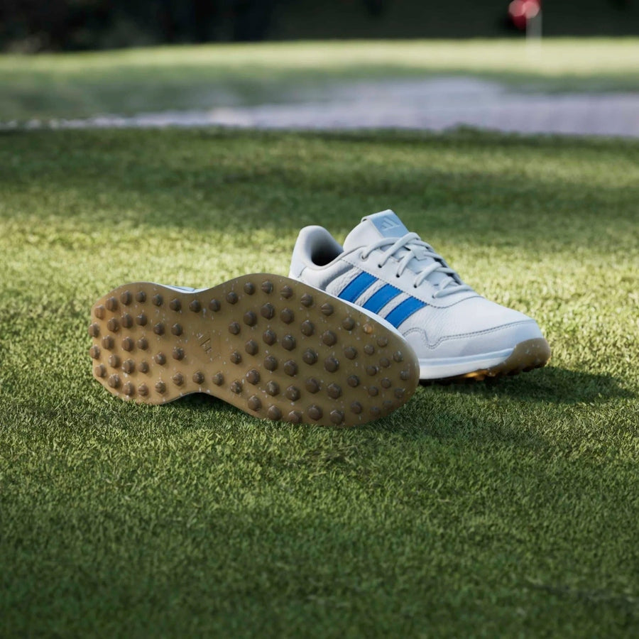 Adidas Ladies S2G 26 Leather Spikeless Golf Shoes - White/Blue