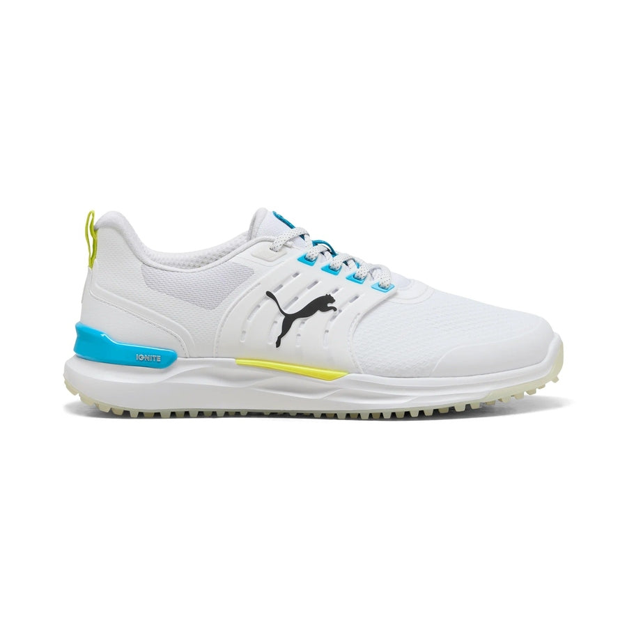 Puma Ignite Elevate 2 Spikeless Golf Shoes - White/Blue