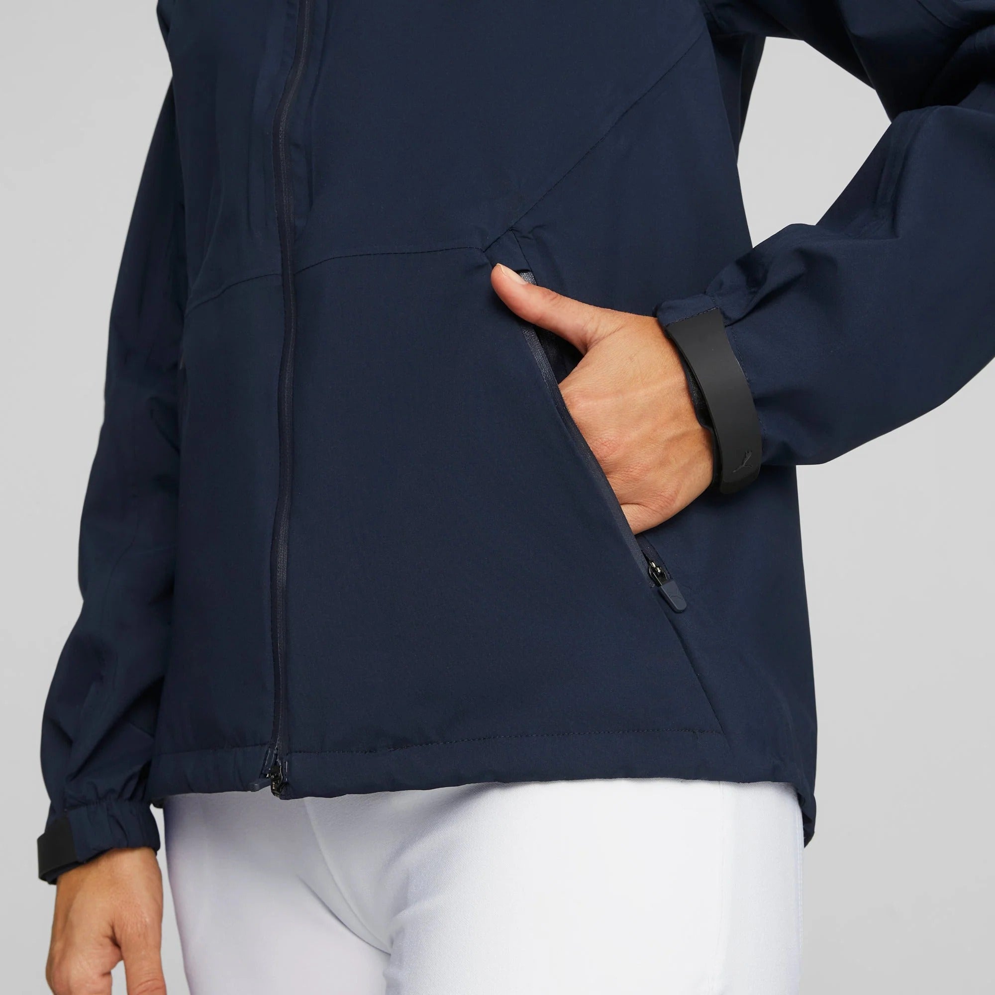Puma Ladies DRYLBL Rain Golf Jacket - Navy