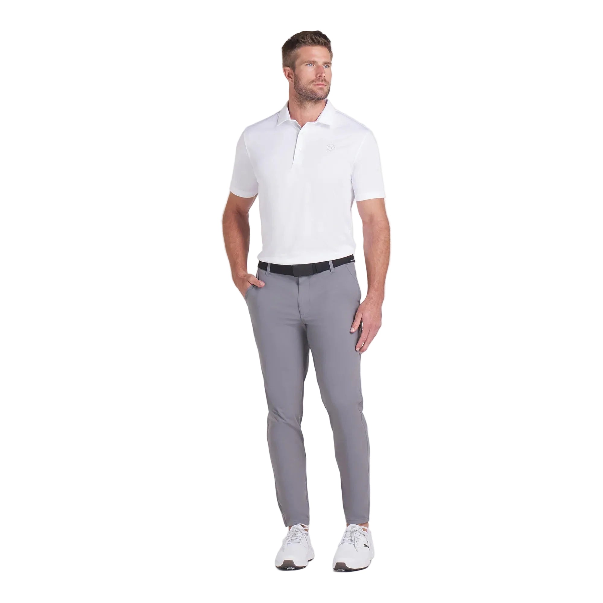 Puma Pure 2.0 LC Golf Polo - White