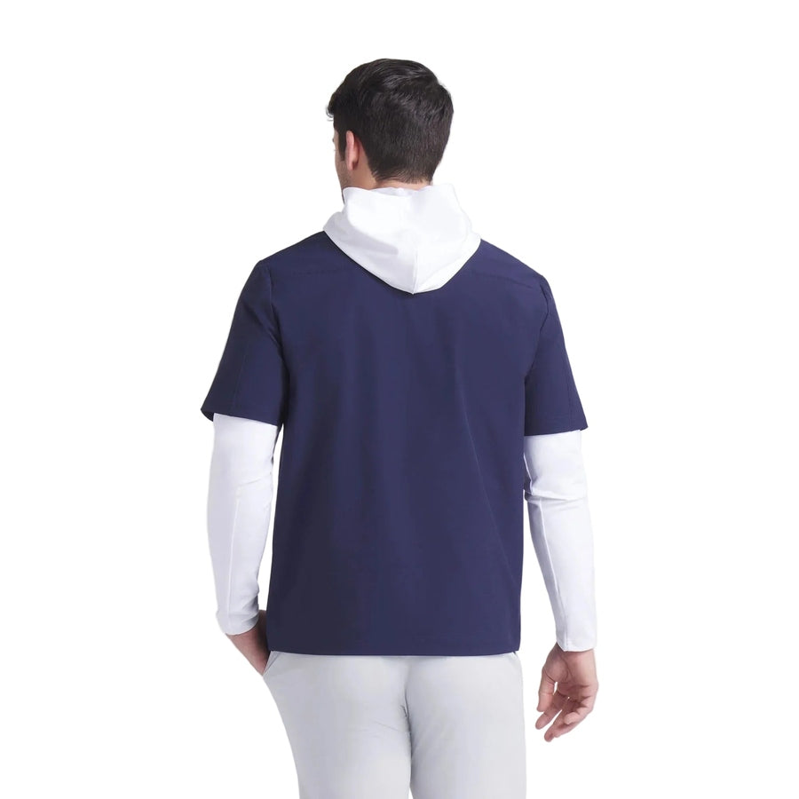 Puma Ripguard Short Sleeve Golf Pullover - Navy
