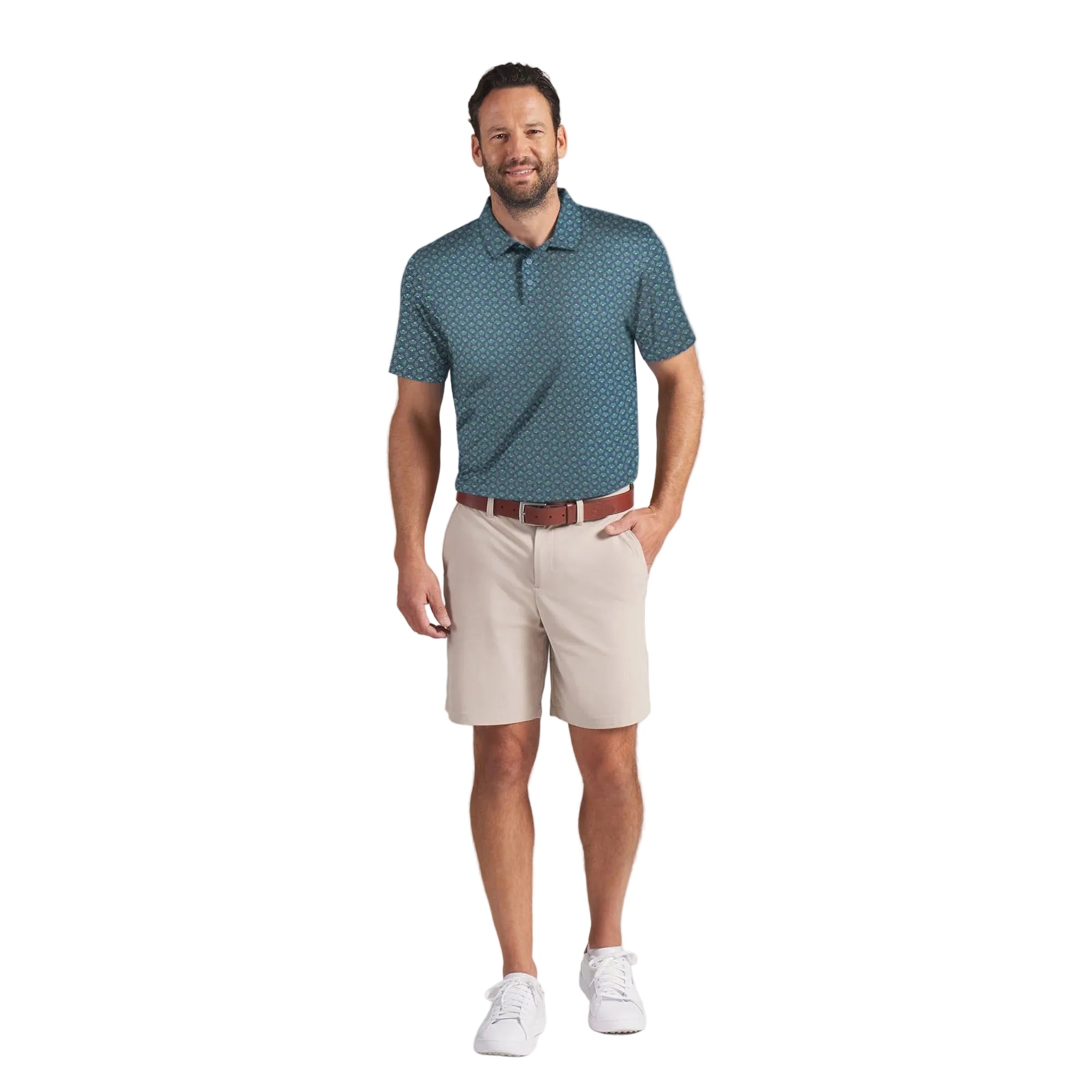 Puma MATTR Scallop BN Golf Polo - Indigo