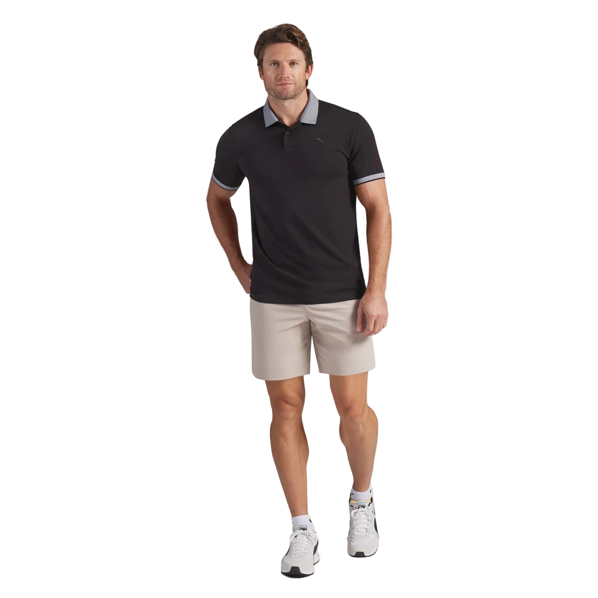 Puma Modalon Crafted LC Golf Polo - Black