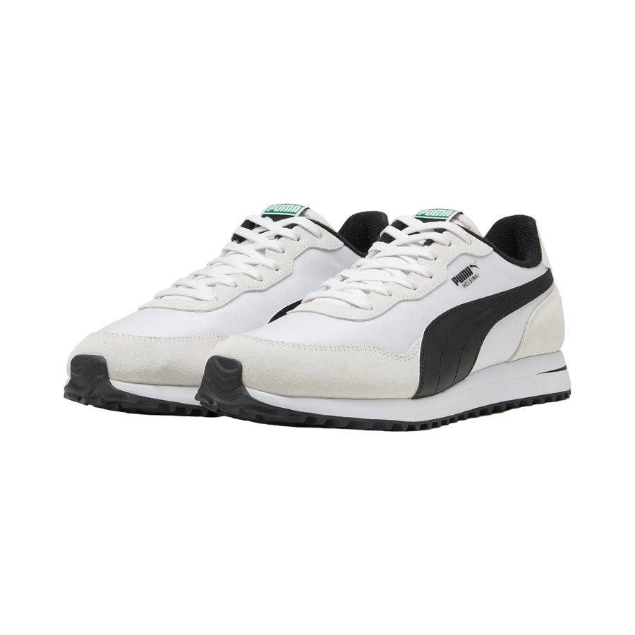 Puma Helsinki G Spikeless Golf Shoes - White/Black