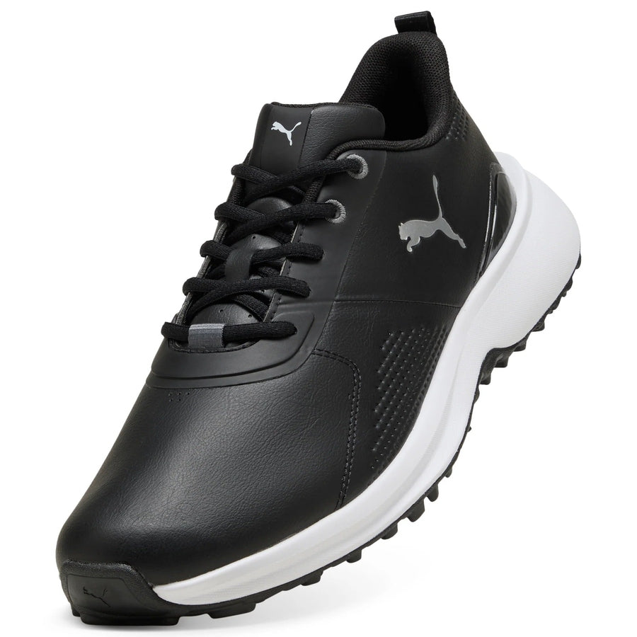 Puma Fusion Grip 6 Evo Spikeless Golf Shoes - Black/Silver
