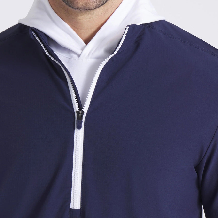 Puma Ripguard Short Sleeve Golf Pullover - Navy