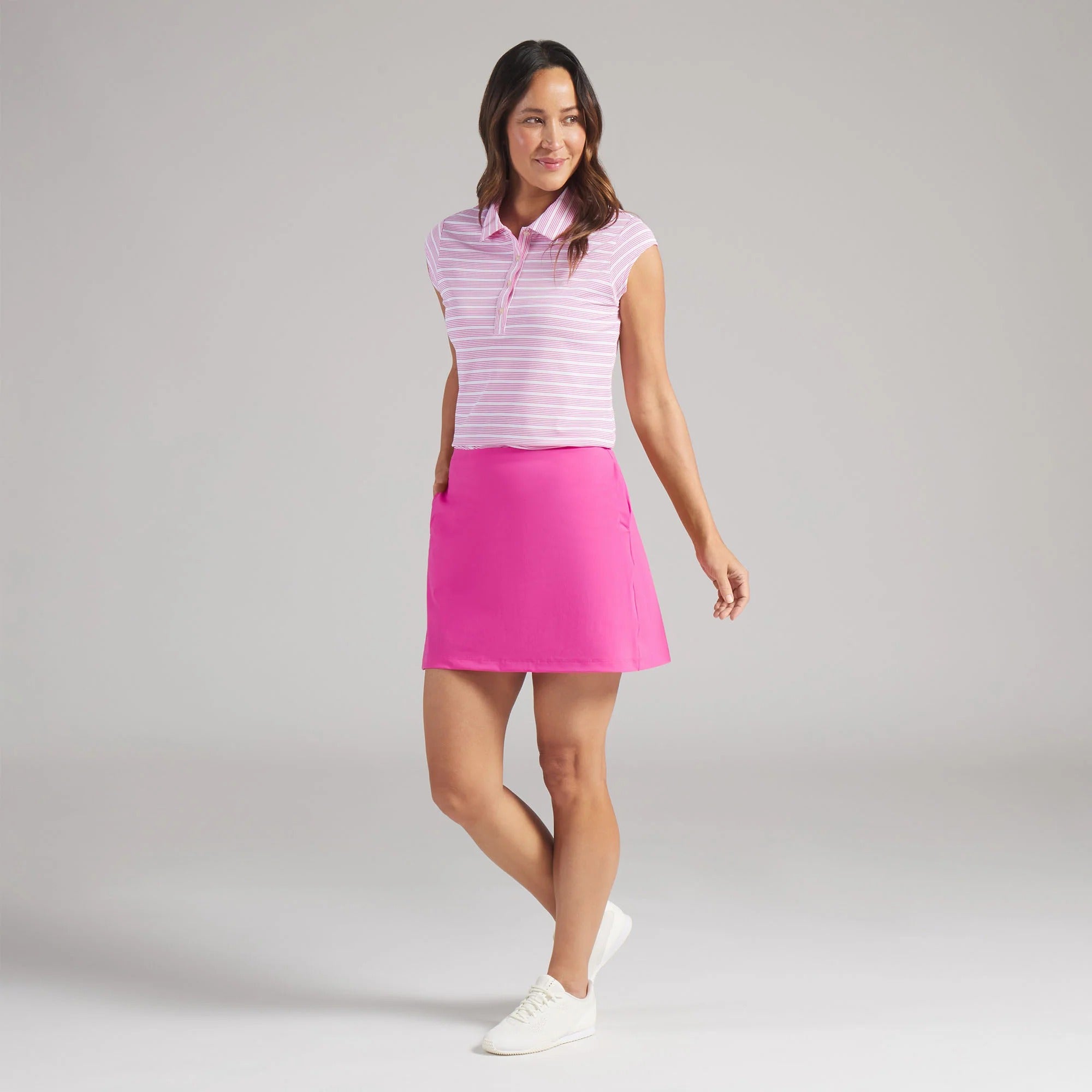 Puma Ladies Korra 17" Golf Skirt - Pink