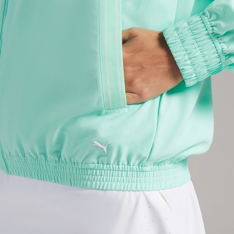 Puma Ladies Full-Zip Wind Golf Jacket - Mint