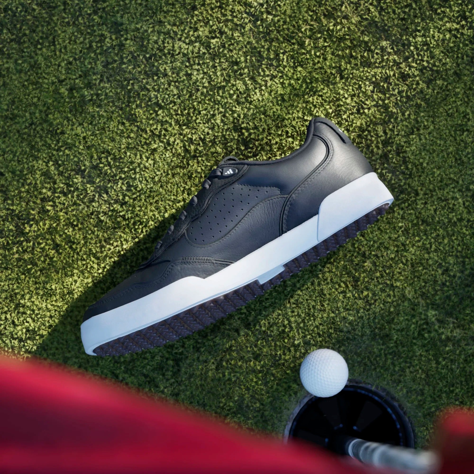 Adidas Retrocross 25 Spikeless Golf Shoes - Black/White