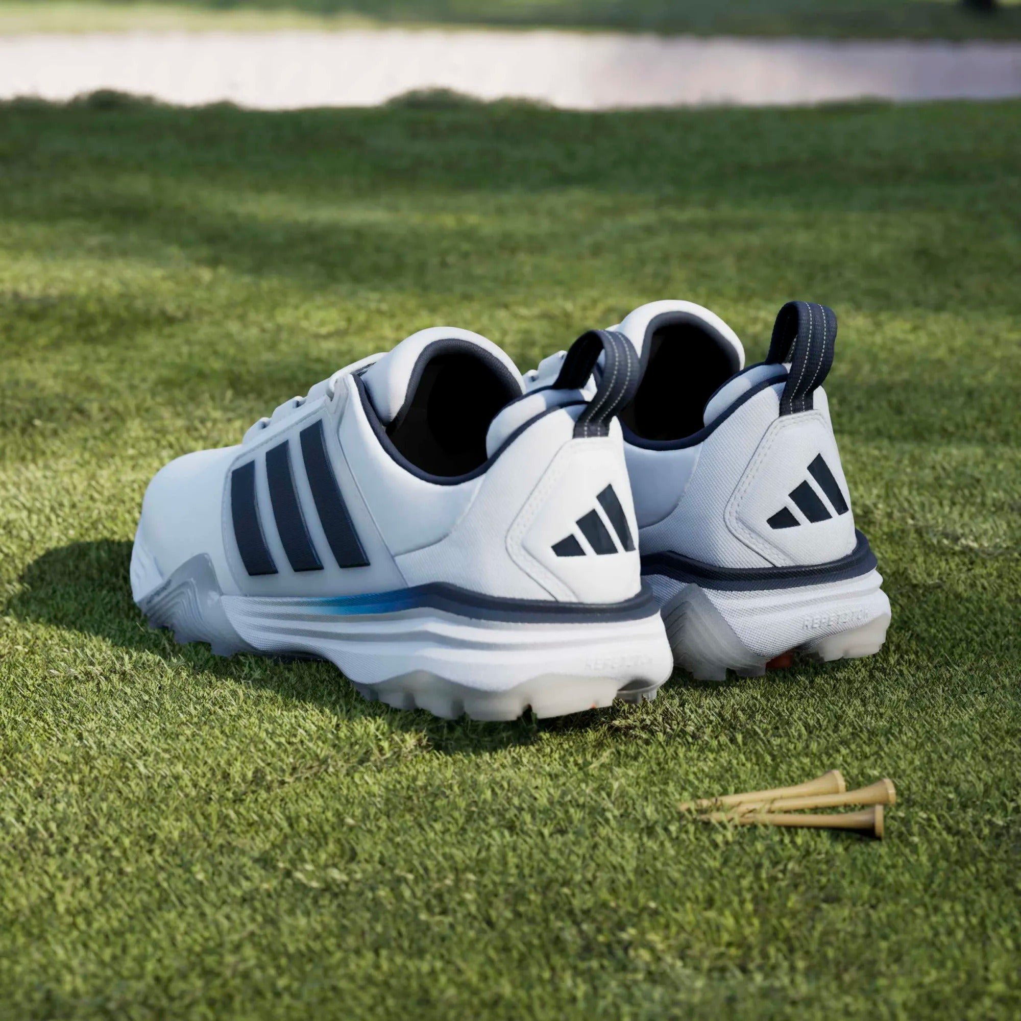 Adidas Adipower 26 Spikeless Golf Shoes - White/Navy
