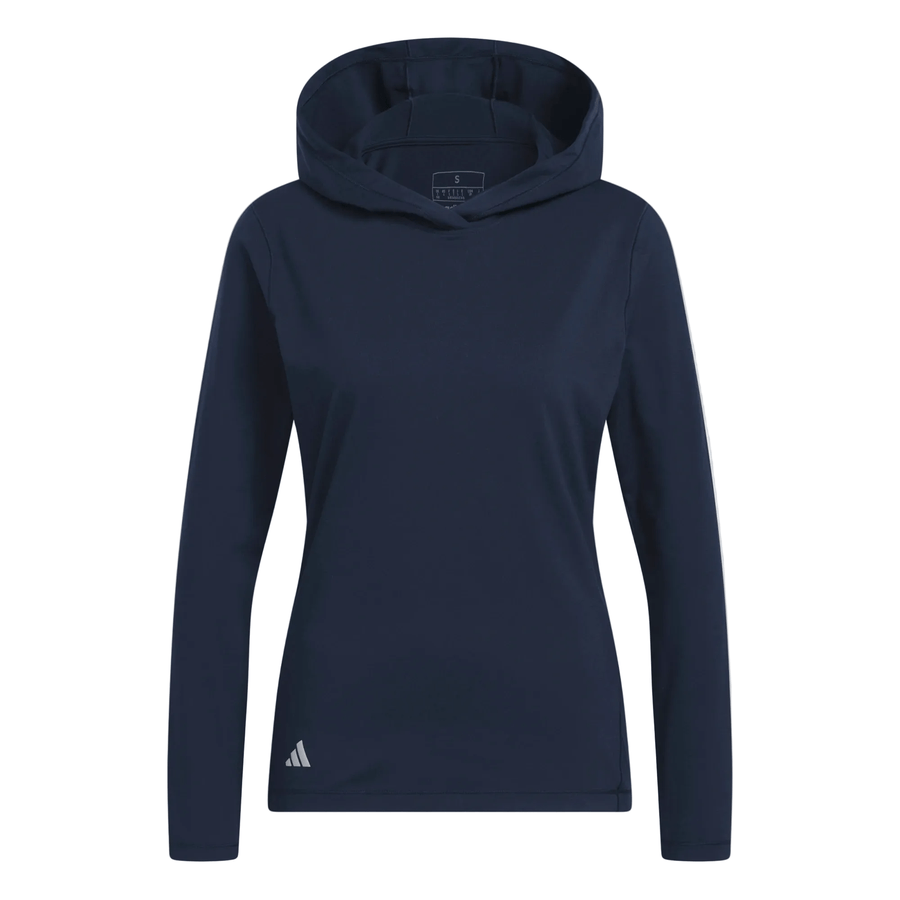 Adidas Ladies Performance Hoodie - Navy