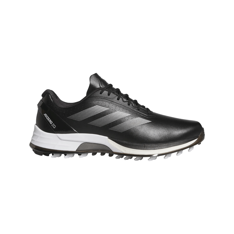 Adidas Adizero ZG chaussures de golf sans crampons - Noir/Argent
