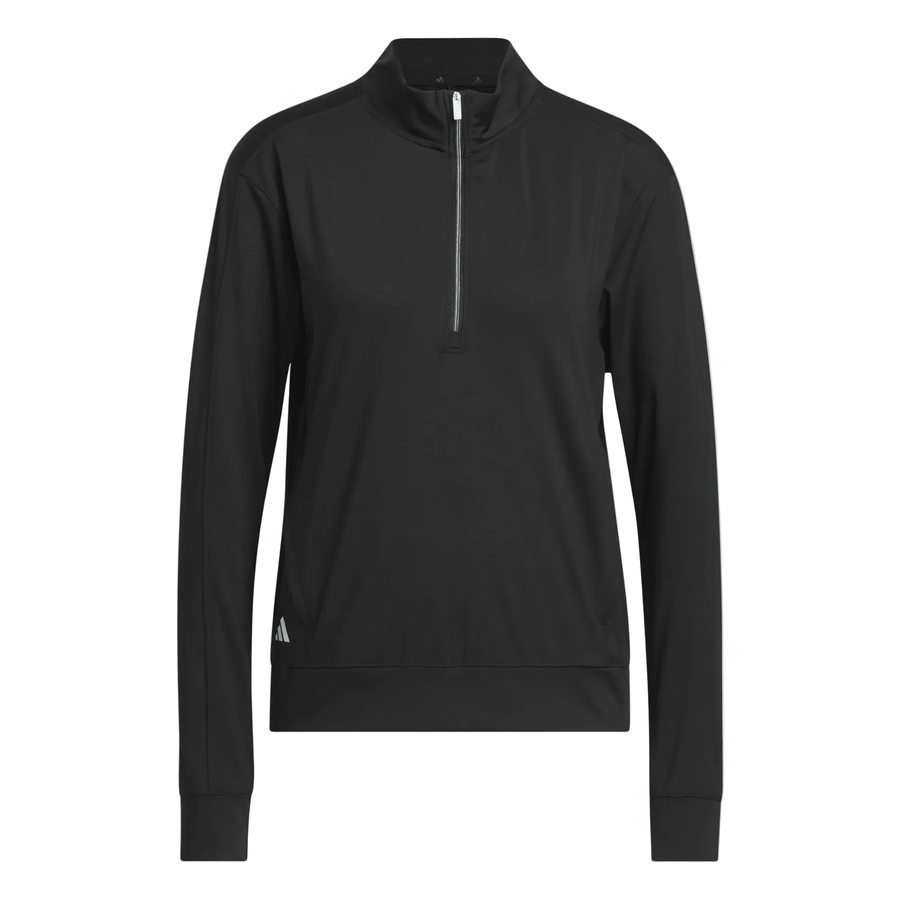 Adidas Ladies Ultimate365 Quarter-Zip Jacket - Black
