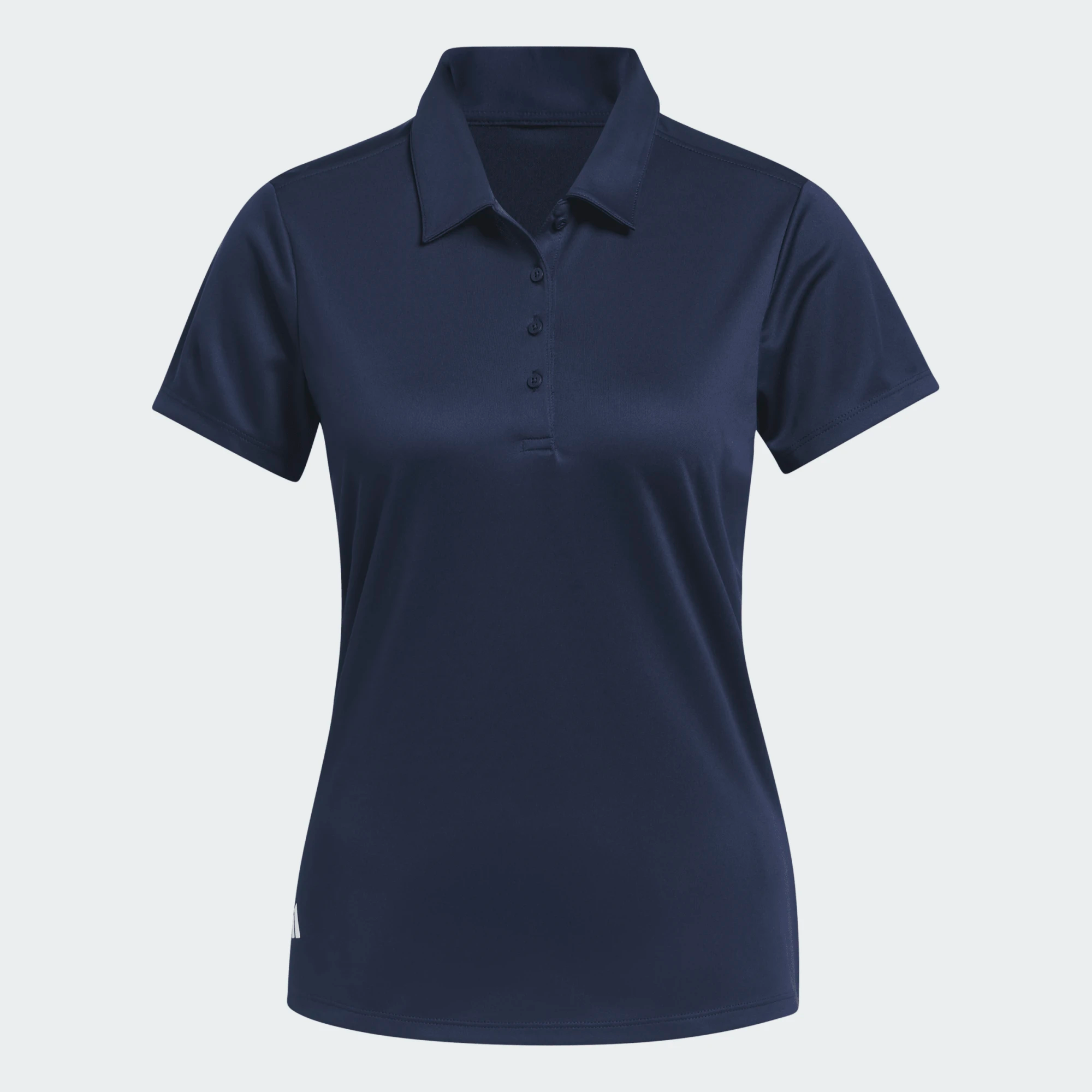 Adidas Ladies Solid Performance Short Sleeve Golf Polo