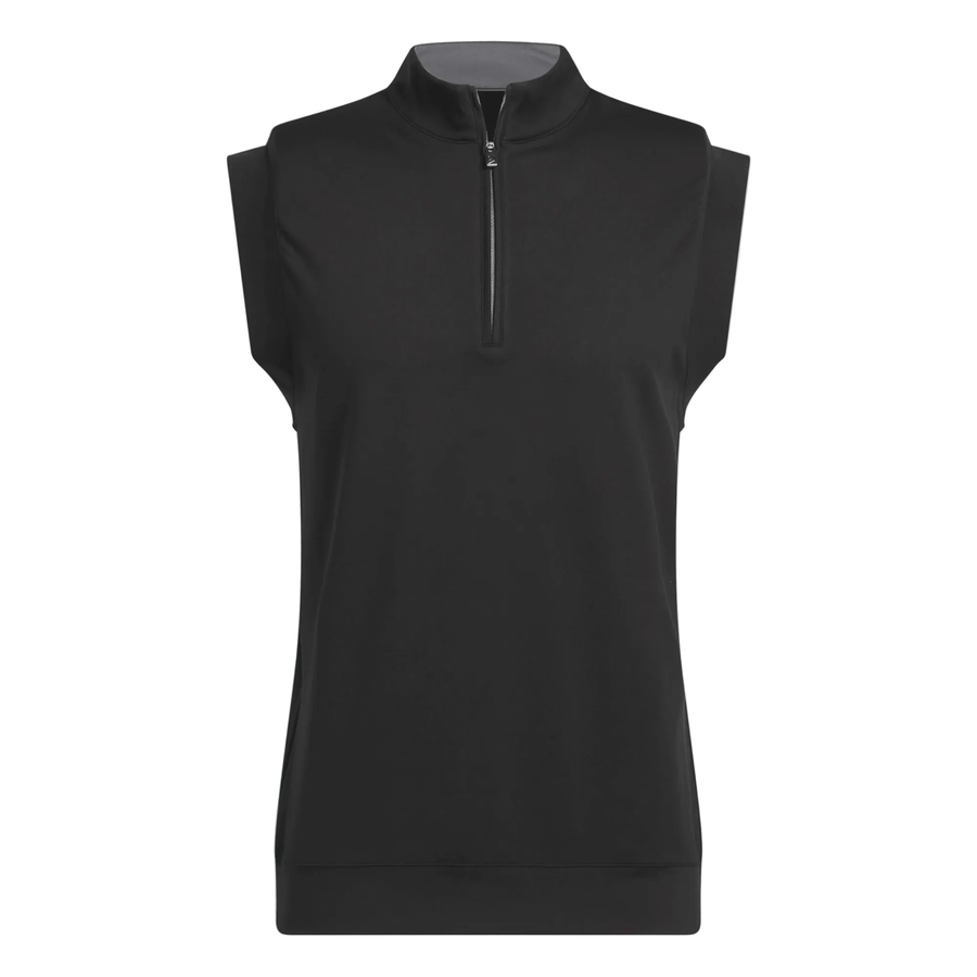 Adidas Ultimate365 Classic Quarter-Zip Golf Vest - Black