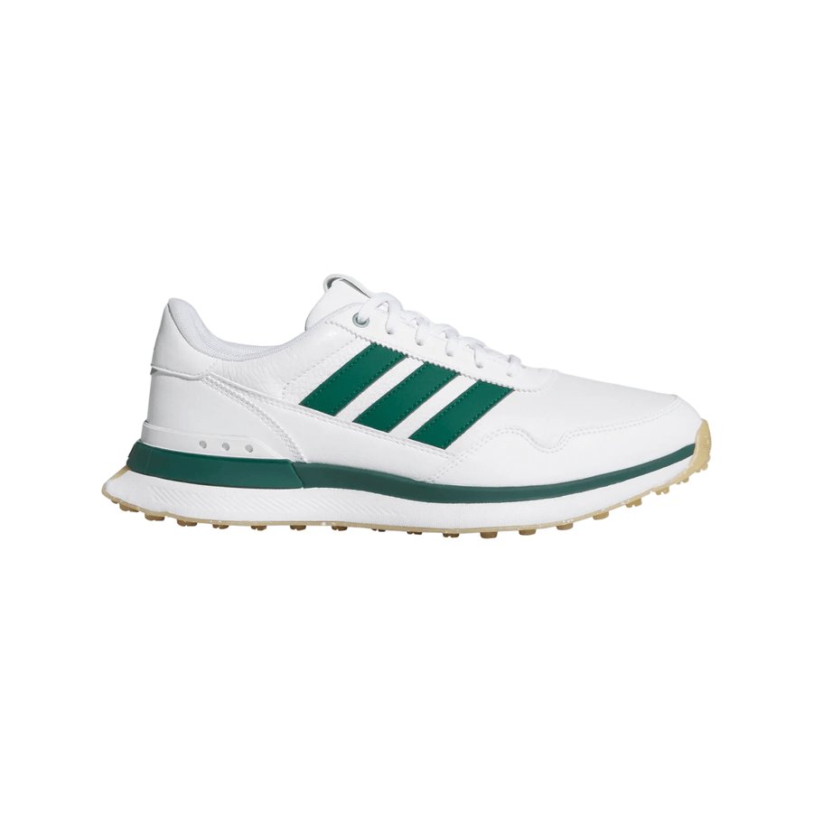 Adidas S2G 26 Leather Spikeless Golf Shoes - White/Green
