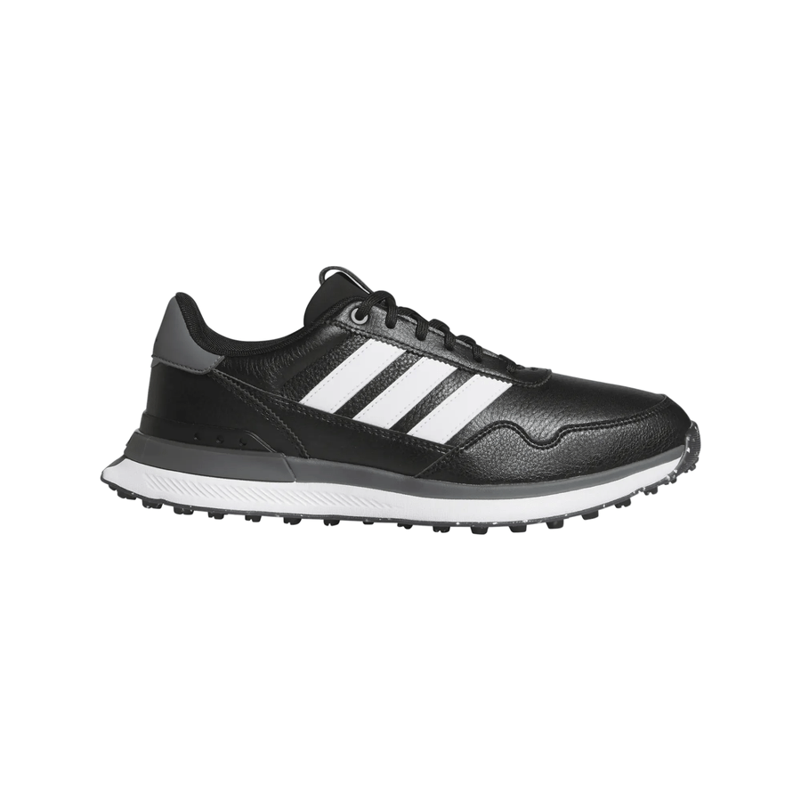 Adidas S2G 26 Leather Spikeless Golf Shoes - Black/White