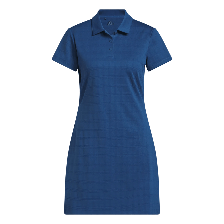 Adidas Ultimate365+ Jacquard Golf Dress- Blue
