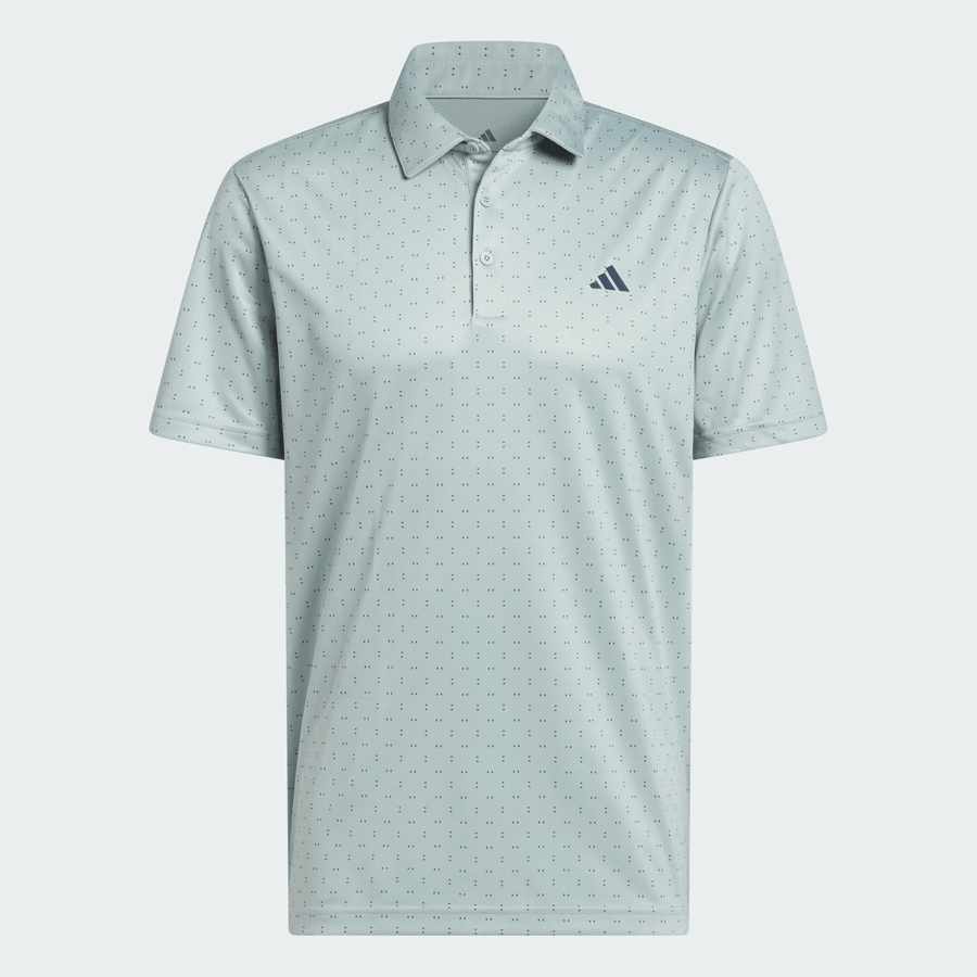 Adidas Performance Textured Print Polo Shirt