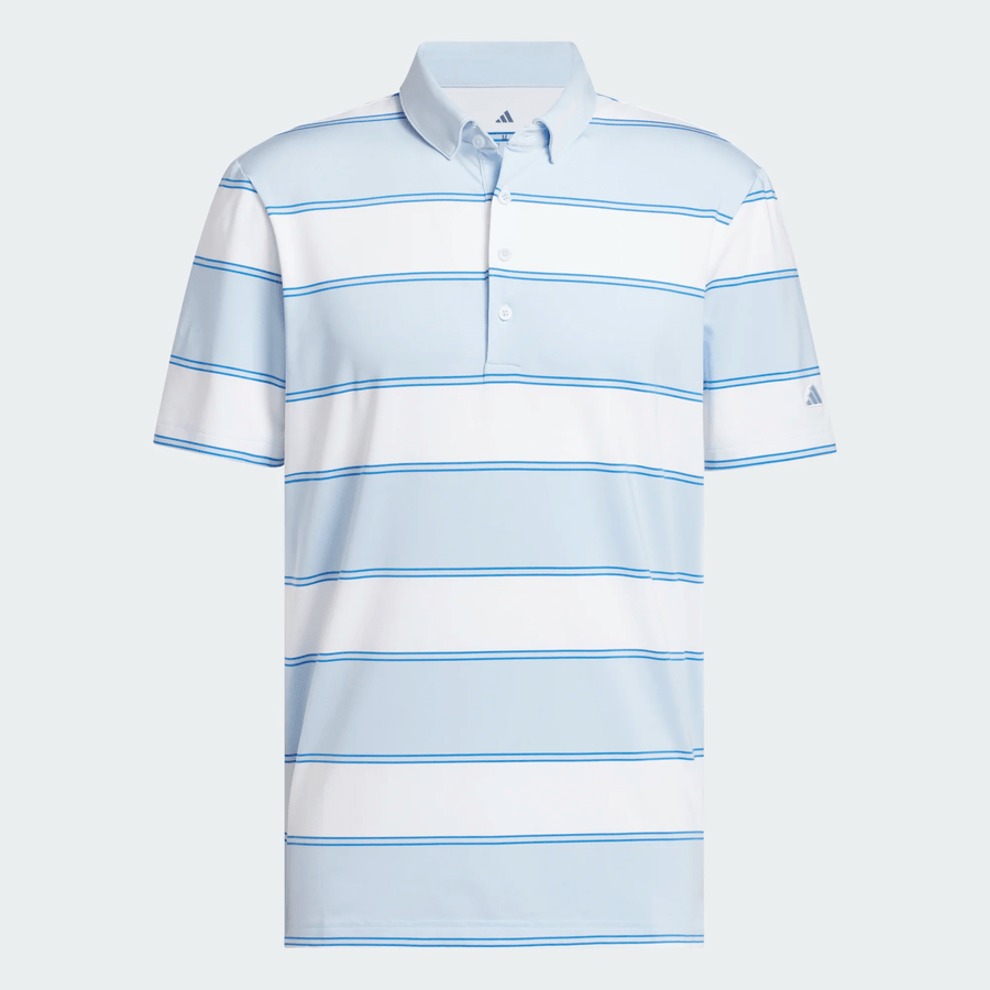 Adidas Ultimate365+ Jumbo Stripe Climacool Polo Shirt