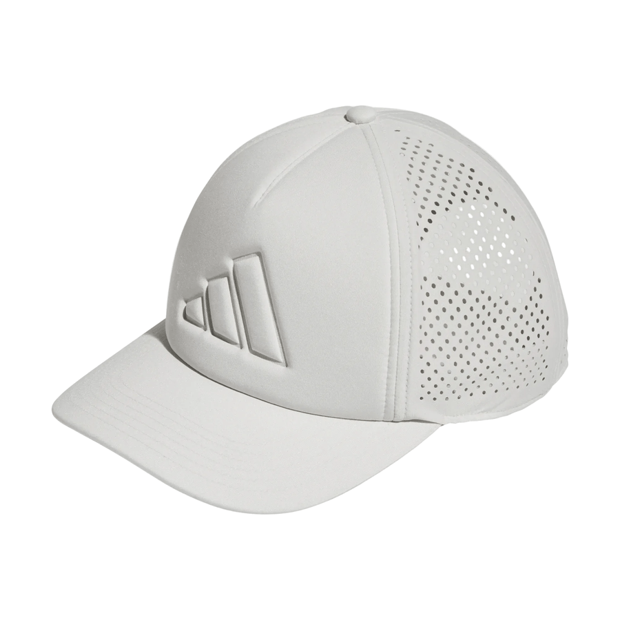 Casquette trucker de performance en mousse avec logo estampé Adidas - gris
