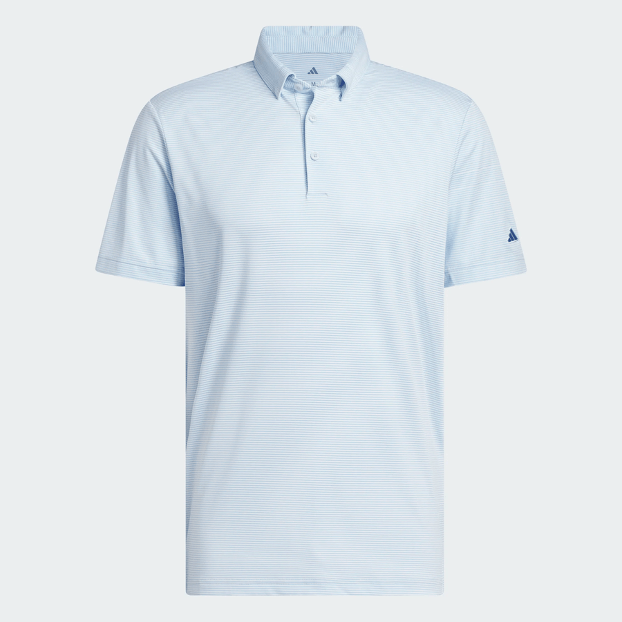Adidas Ultimate365+ Pencil Stripe Climacool Polo Shirt