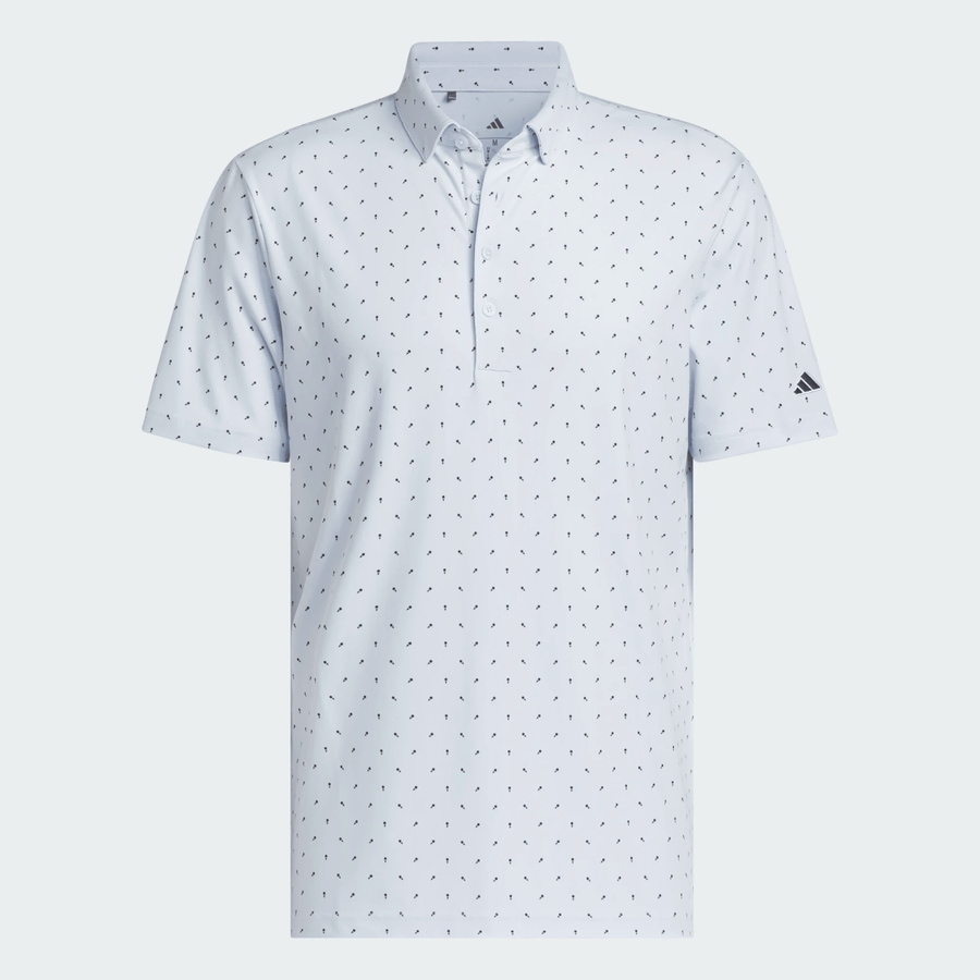 Adidas Ultimate365+ Micro Print Polo Shirt
