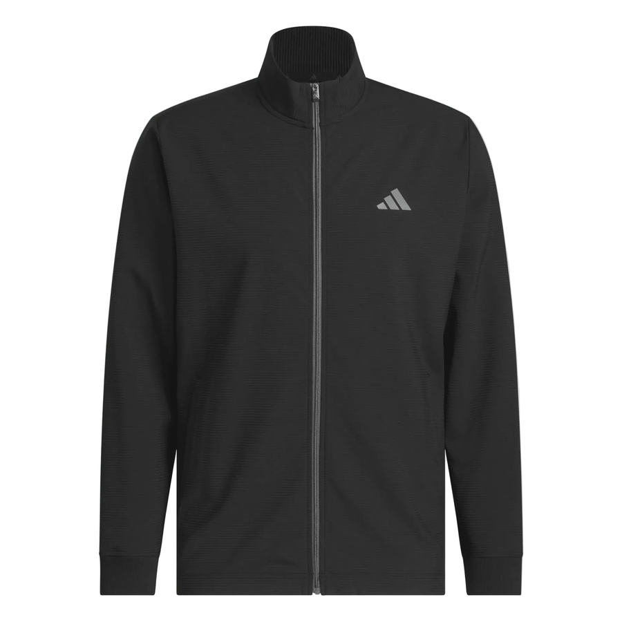 Adidas Ultimate365 Wind Textured Full-Zip Golf Jacket - Black