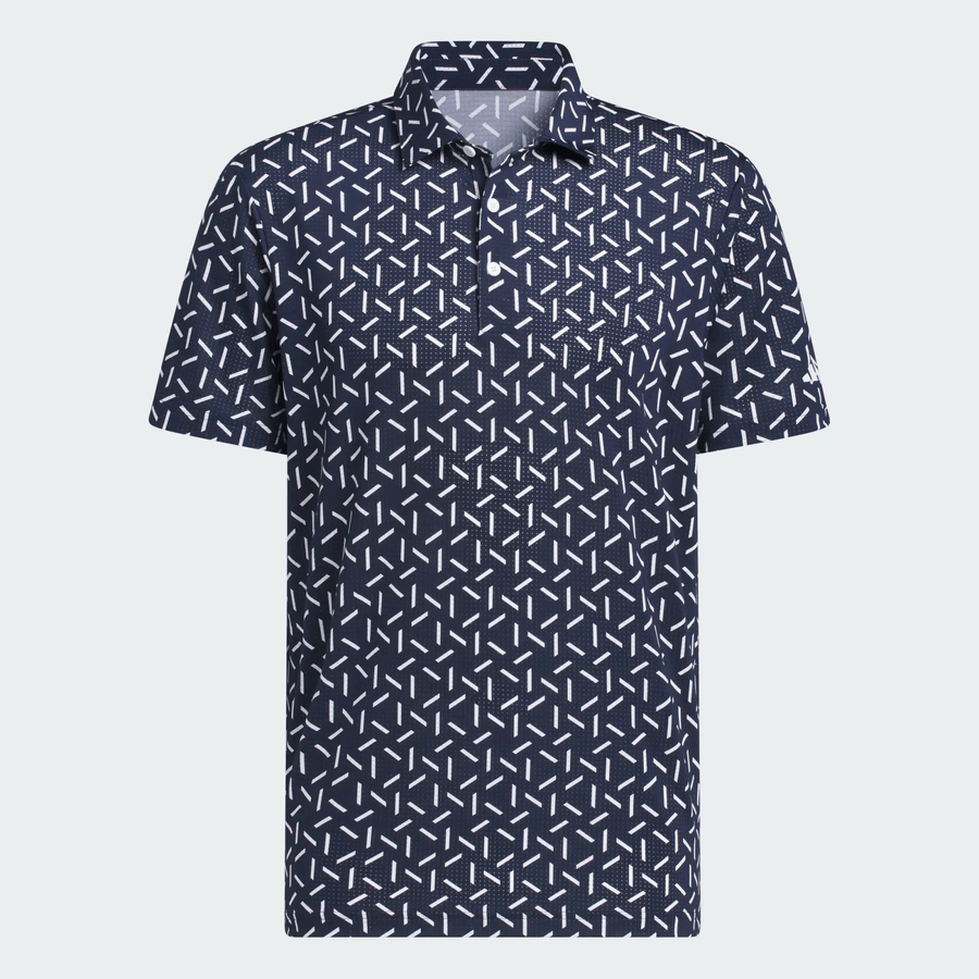 Adidas Ultimate365 Mesh Print Climacool Polo Shirt