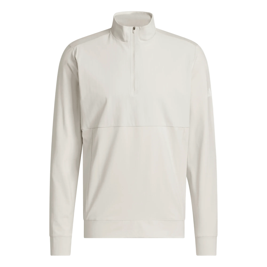 Adidas Ultimate365 Tour Quarter-Zip Pullover - Beige