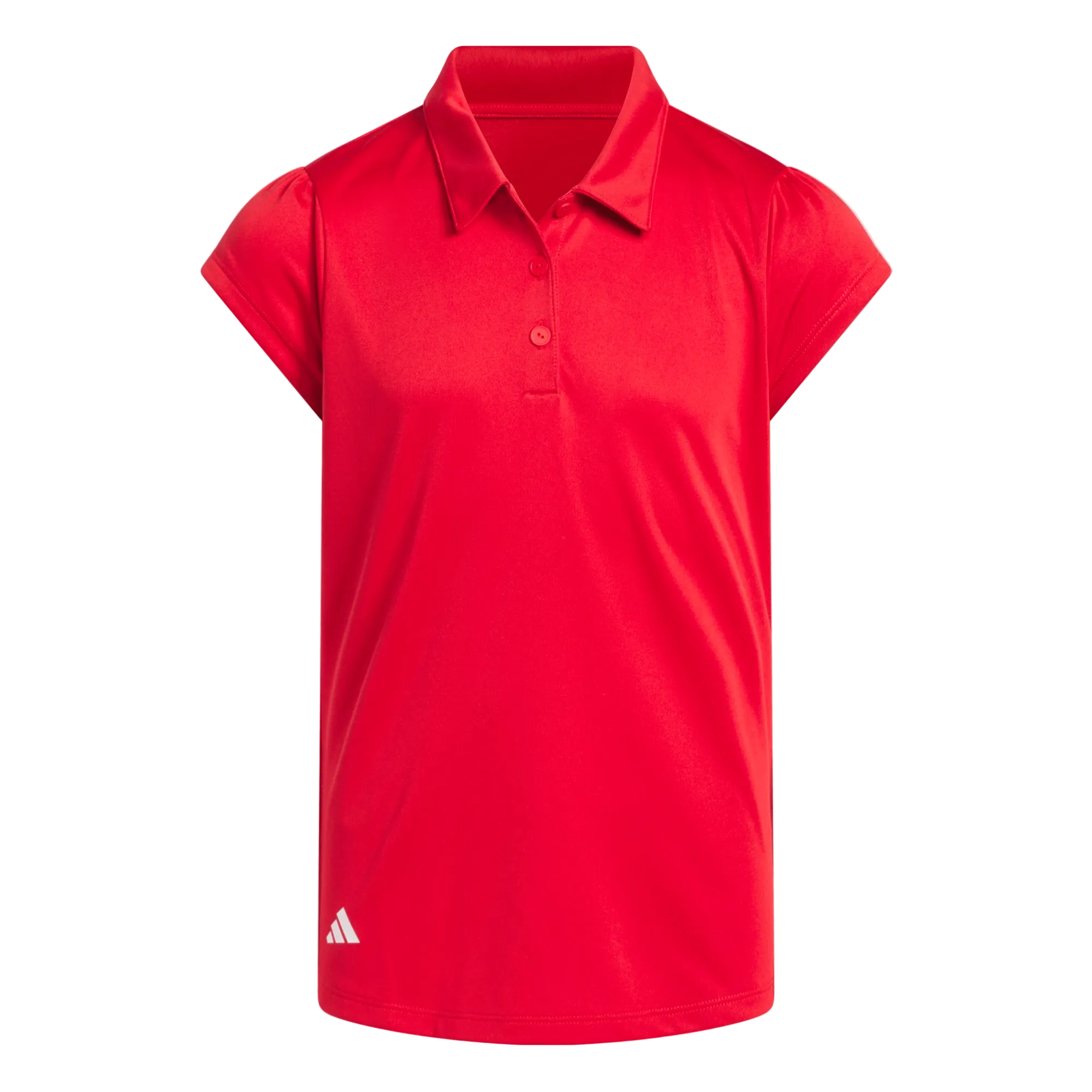 Adidas Girls' Performance Short Sleeve Golf Polo