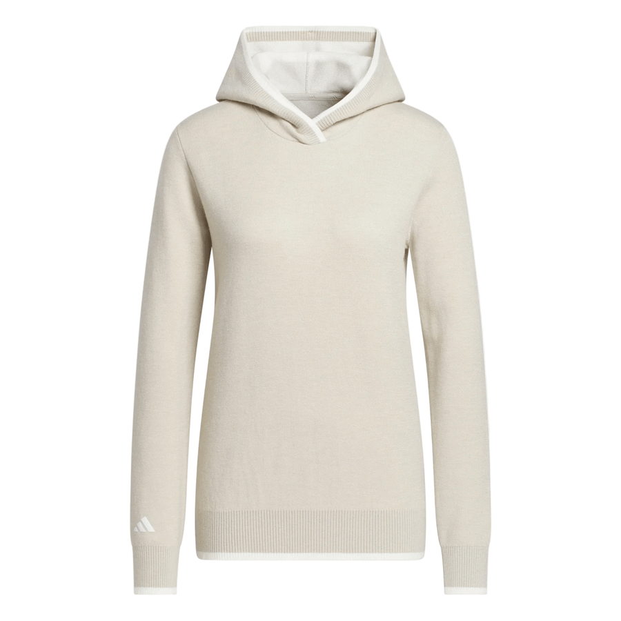 Adidas sweat à capuche en maille Ultimate365 Tour pour femme - Beige