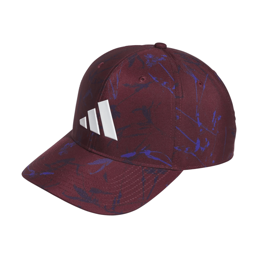 Adidas Tour Print Snapback Hat - Red