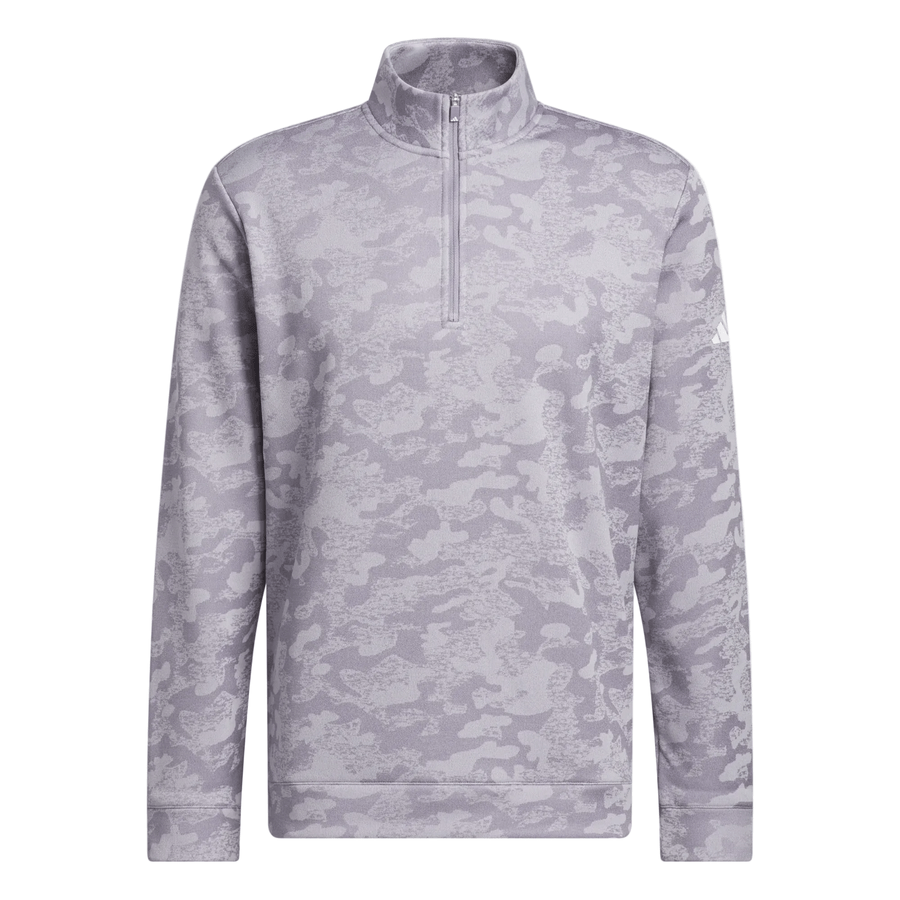Adidas Ultimate365 Durable Water Repellant Quarter-Zip Sweatshirt - Grey