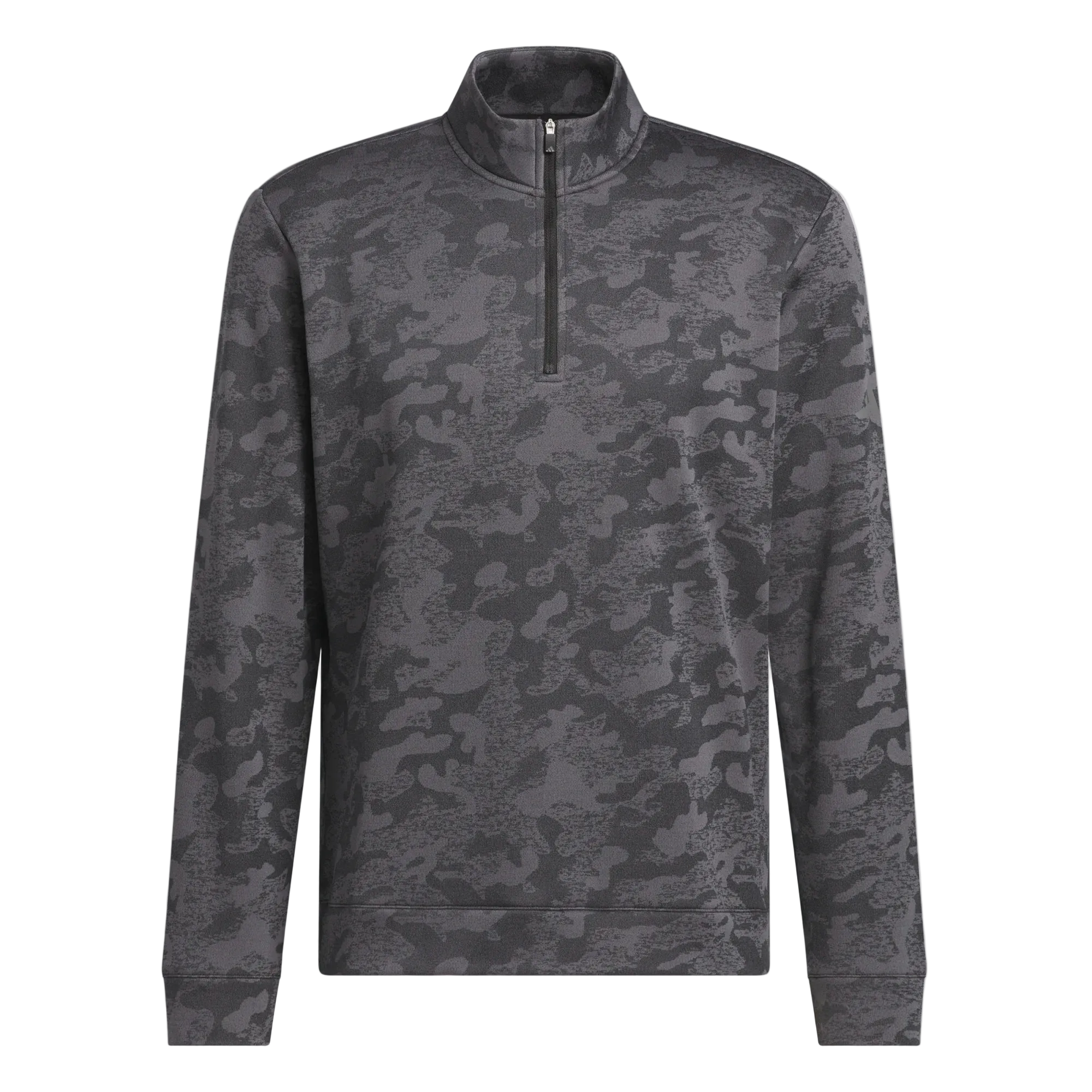 Adidas Ultimate365 Durable Water Repellant Quarter-Zip Sweatshirt - Black/Grey