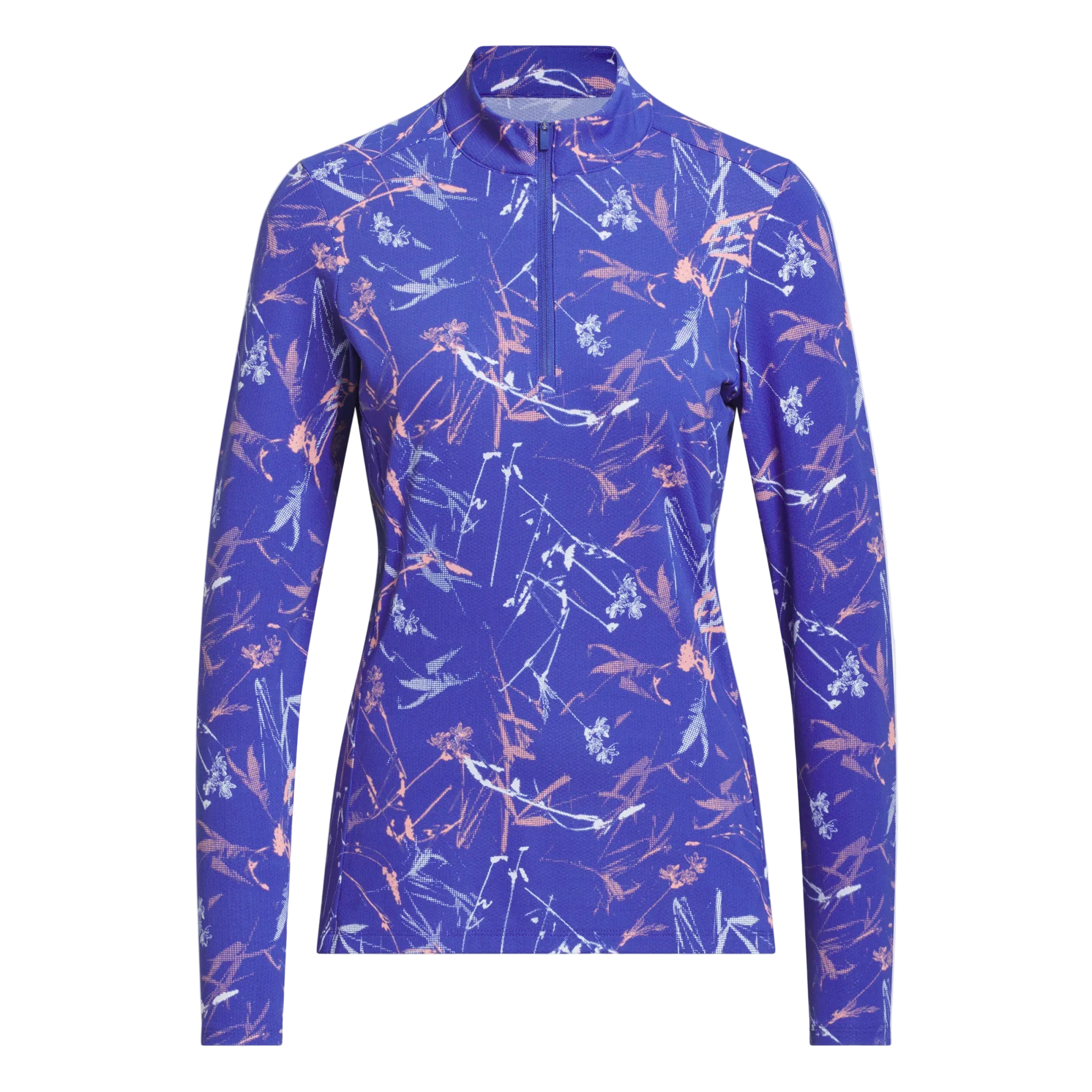 Haut Adidas Ultimate365 Cool Feeling imprimé à col montant zippé au quart pour femme
