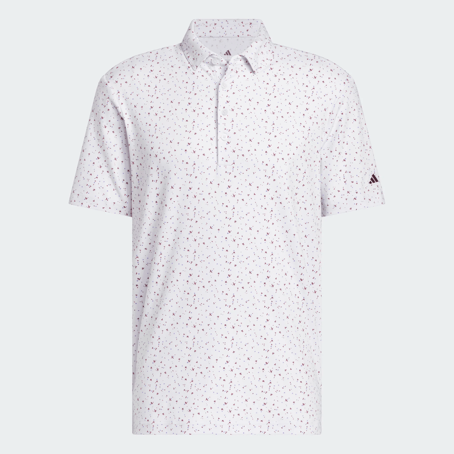 Adidas Ultimate365+ Climacool Butterspun Break Out Print Polo Shirt